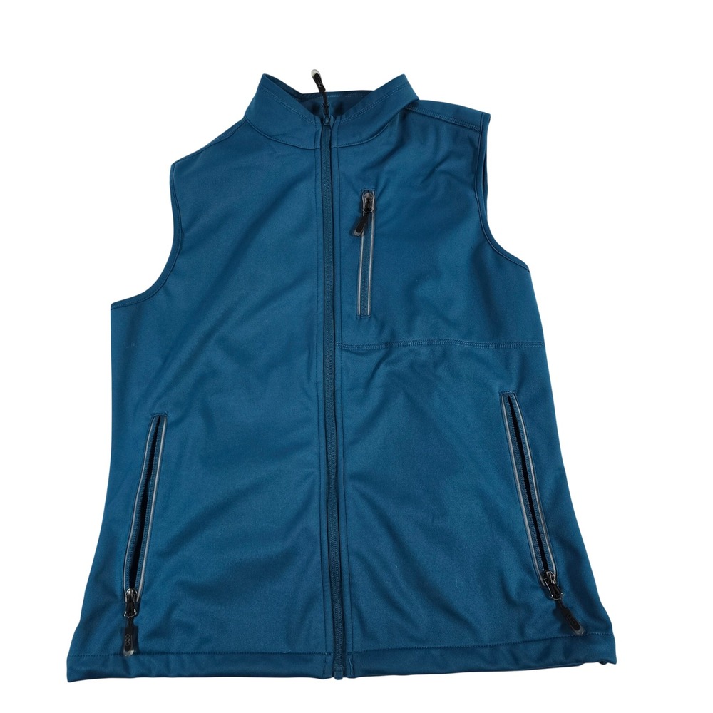 33000ft Men's Teal Full Zip Vest‎ Lightweight Outdoor Activewear Size M